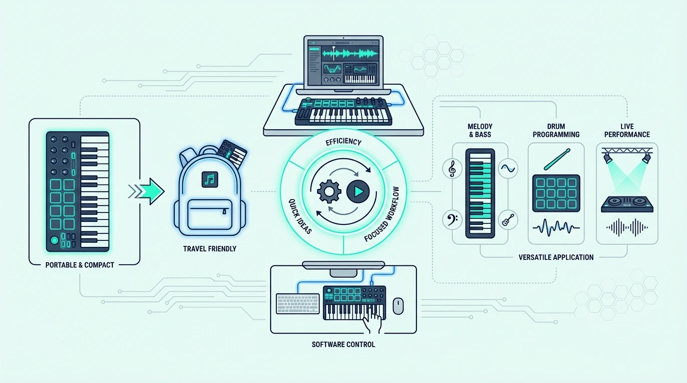 Why a 25-key MIDI controller can be enough