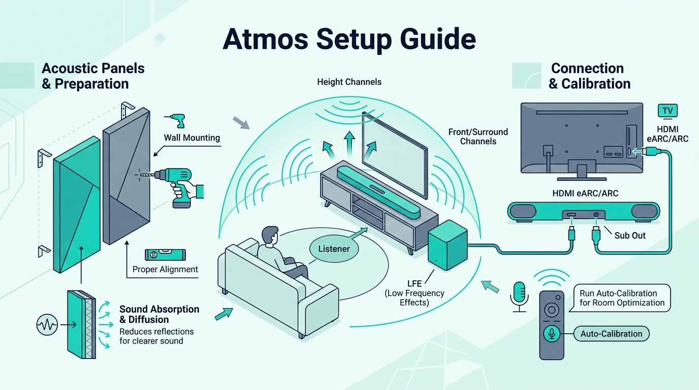 Setup guide for getting better Dolby Atmos from a soundbar