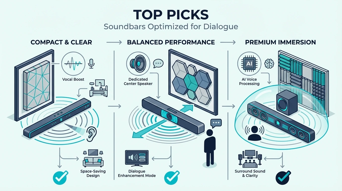 Top soundbar picks for clearer dialogue