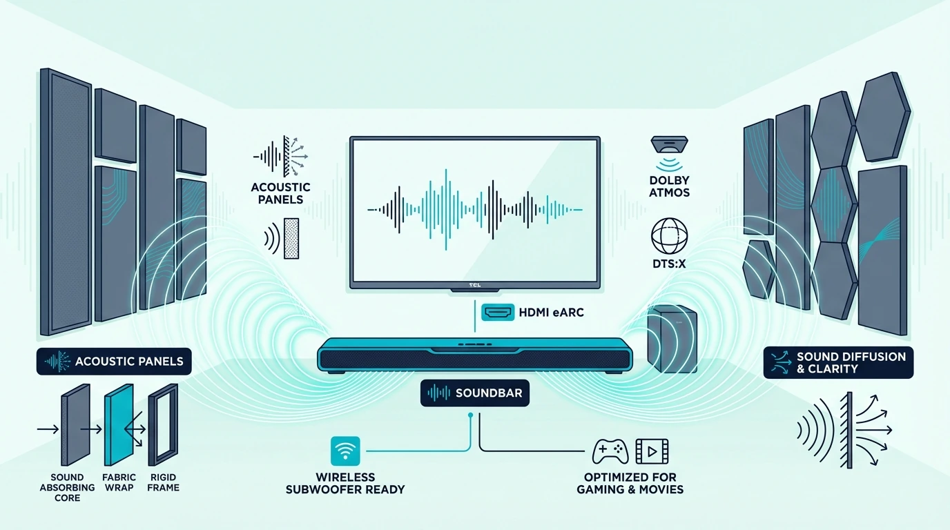 TCL TV audio limitations a soundbar can improve