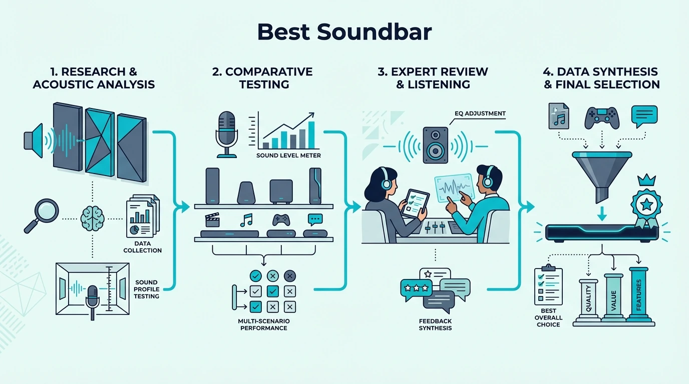 How the best soundbars were chosen for comparison