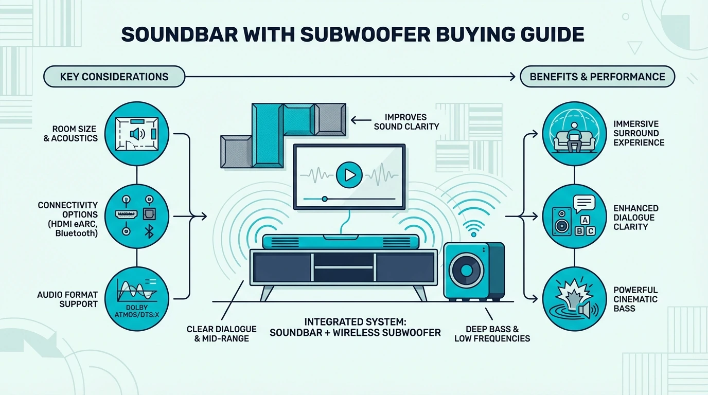 Buying guide for soundbars with subwoofers