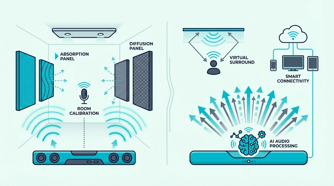 Bose and Samsung soundbars compared side by side