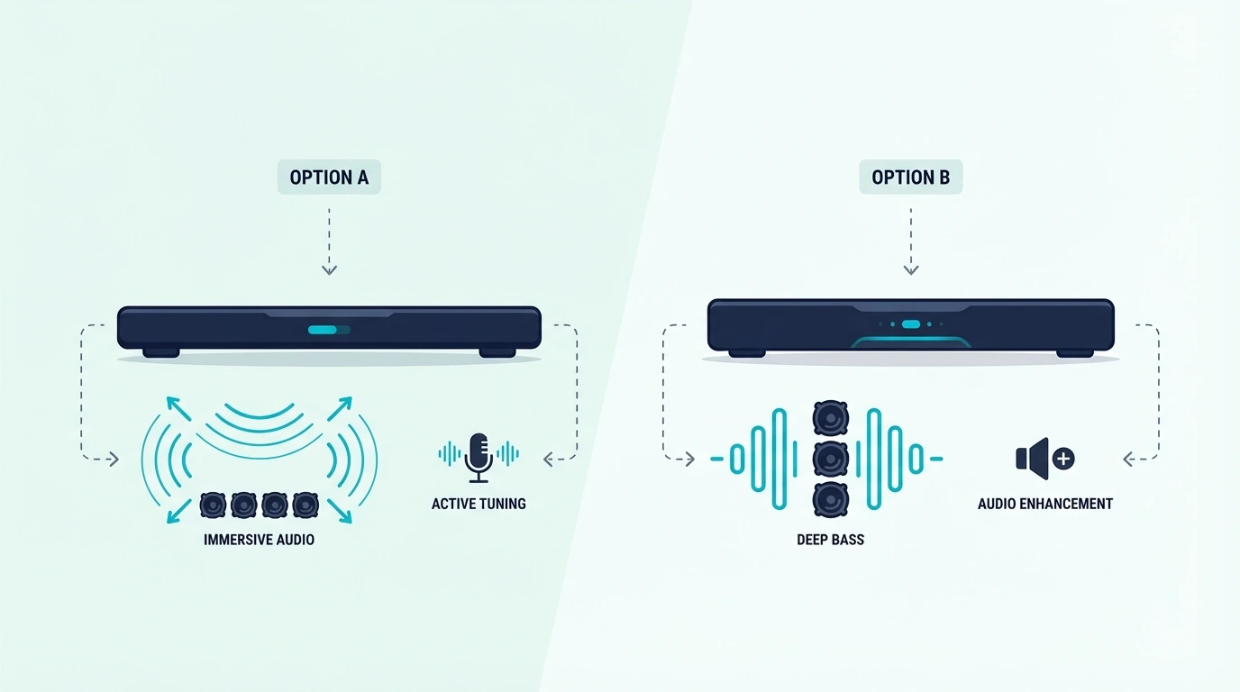 Choosing between Bose and Sony soundbars for TV audio