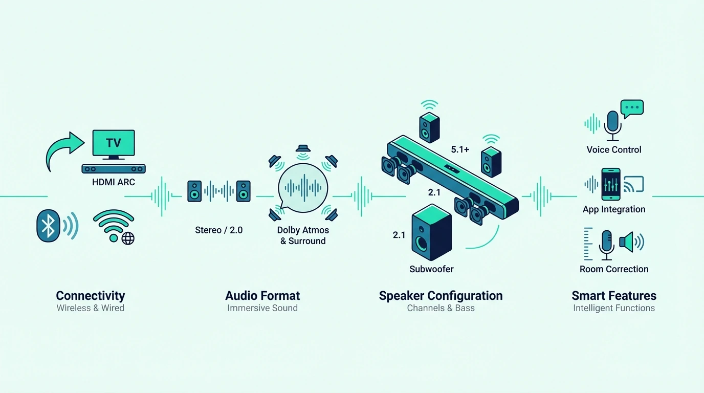 Soundbar features to compare before buying