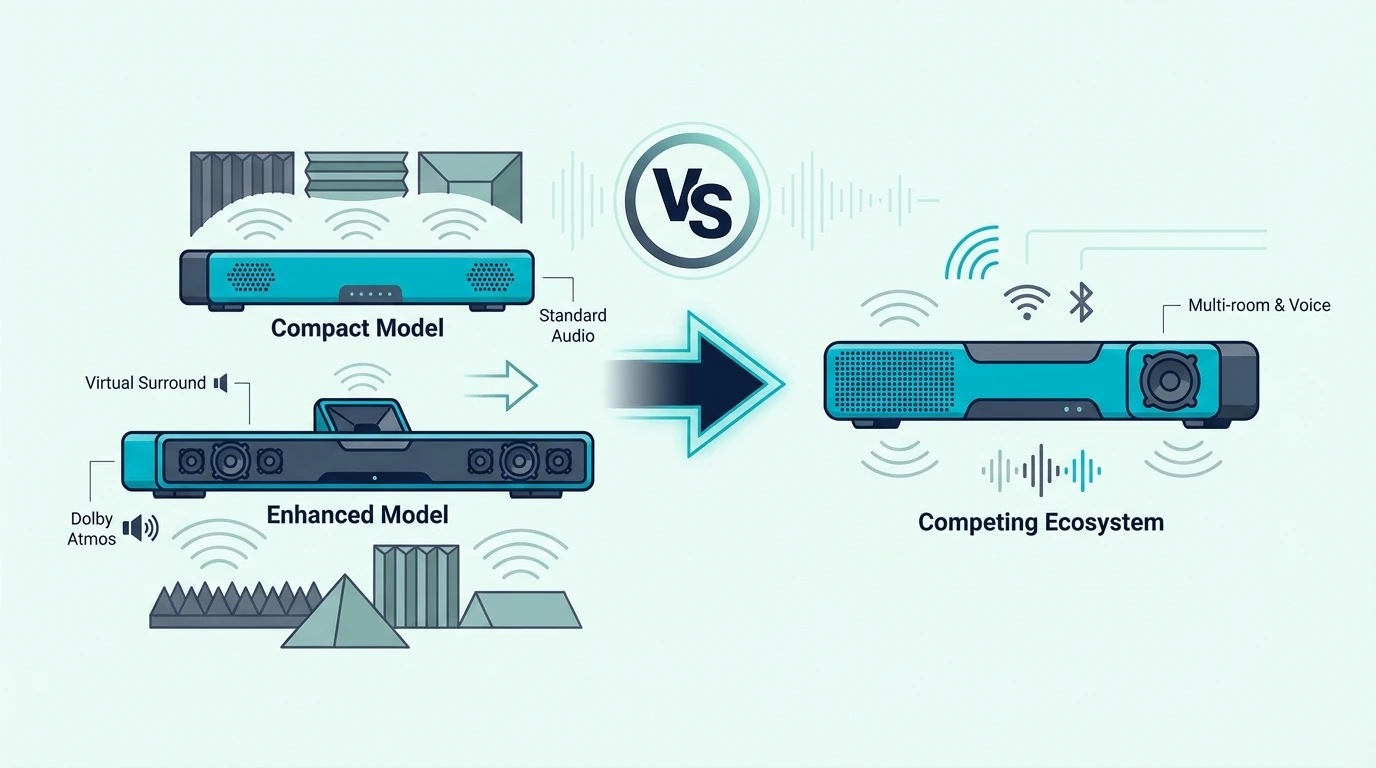 Bose Smart Ultra Soundbar compared with Sonos alternatives