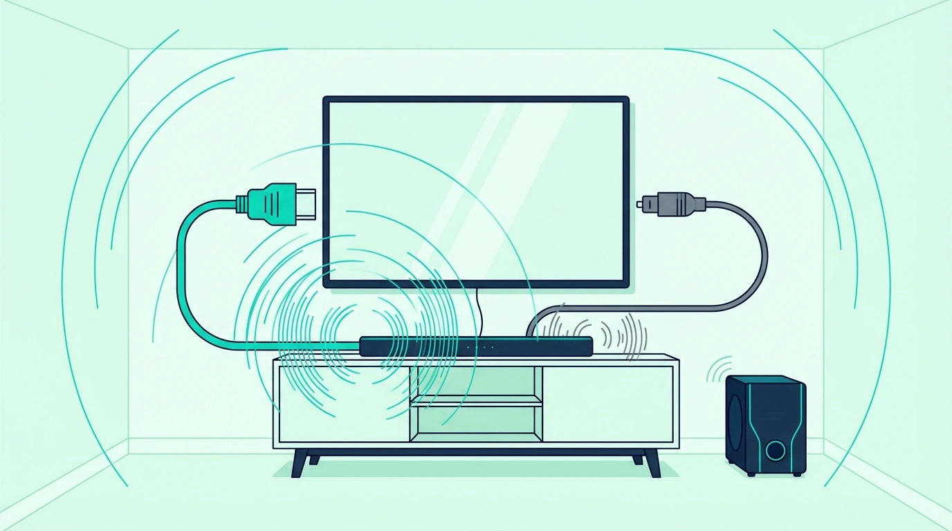 HDMI and optical soundbar connections compared for sound quality