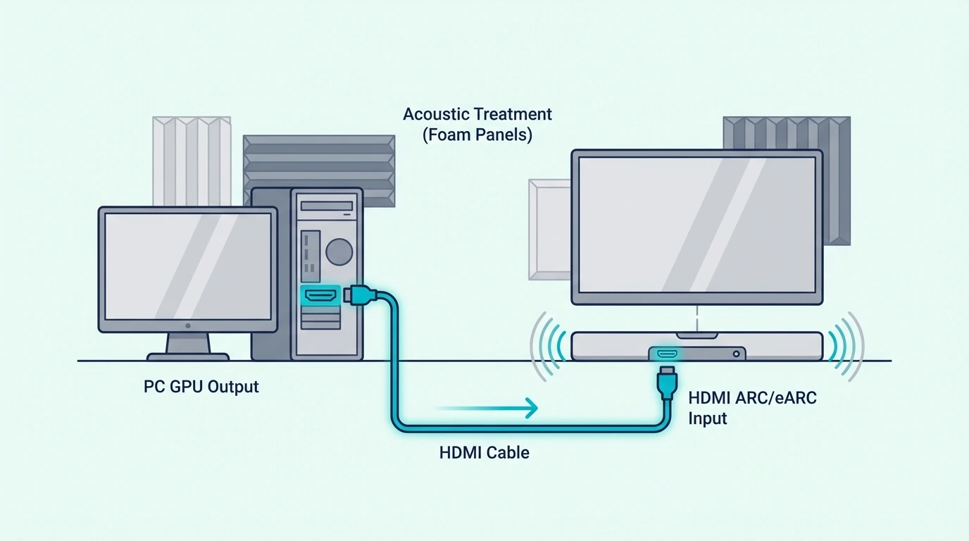 Using HDMI ARC with a PC and soundbar setup