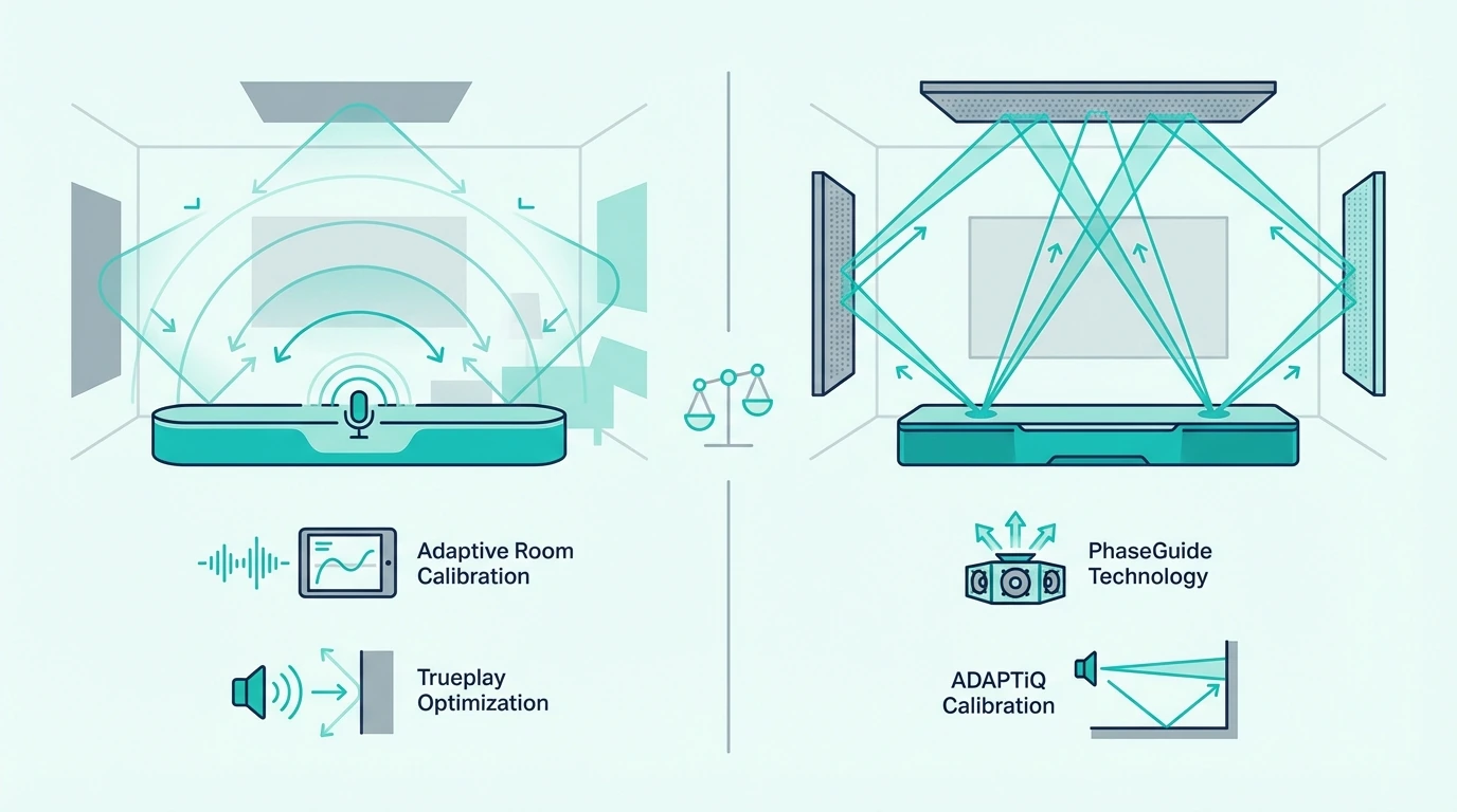 Sound quality differences between Sonos and Bose soundbars