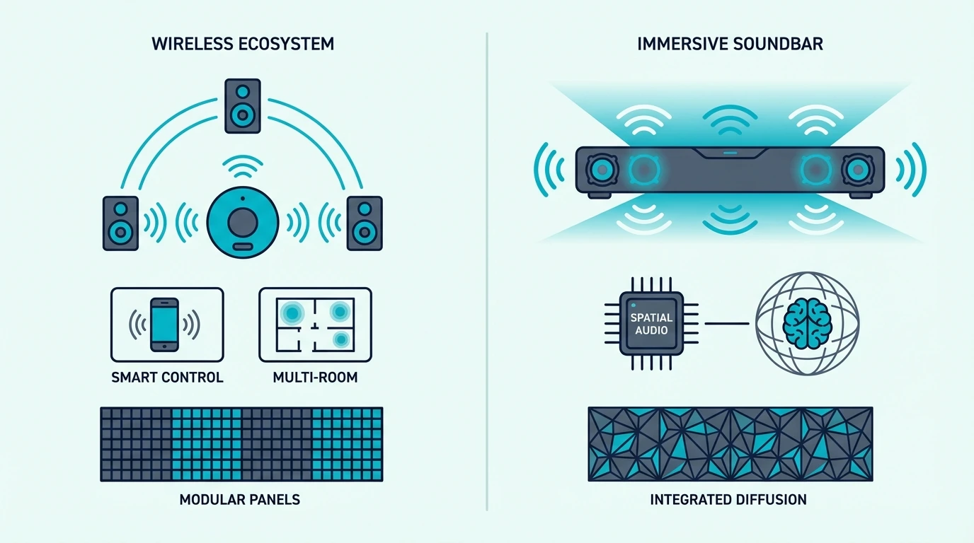 Choosing between Sonos and Sony soundbars for home audio