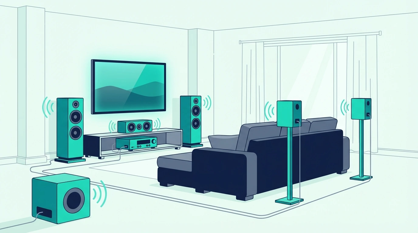 Dedicated media room where a receiver-based home theater makes sense