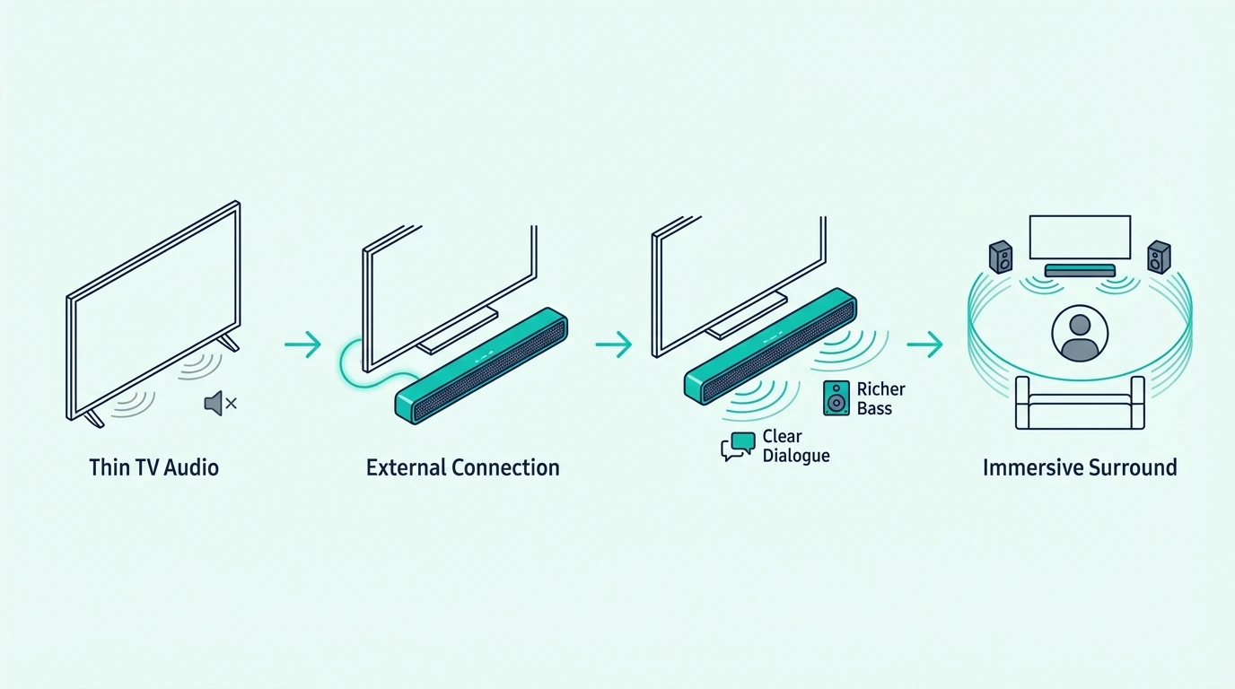 When a smart TV may not need a separate soundbar