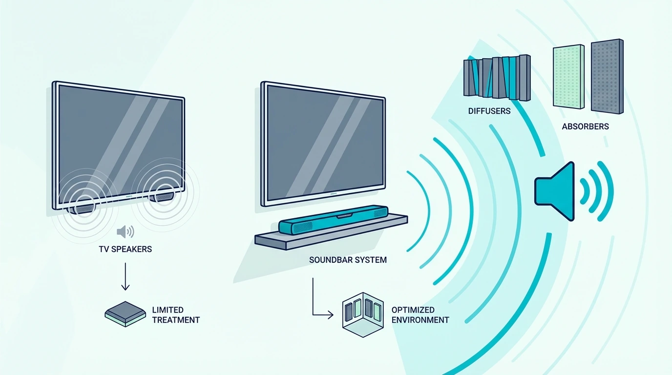 Decision guide for adding a soundbar to a smart TV