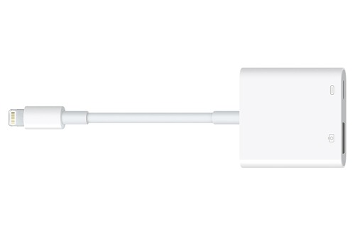 The Apple Lightning to USB 3 Camera Adapter