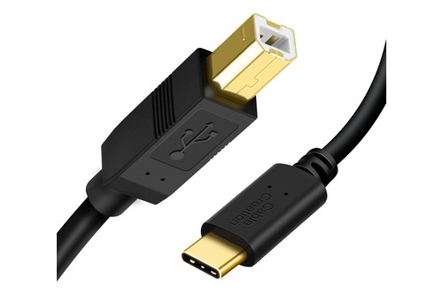 CableCreation's 6.6-foot USB-B to USB-C cable