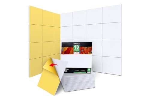 DMSKY's 18-pack of polyester fiber tiles
