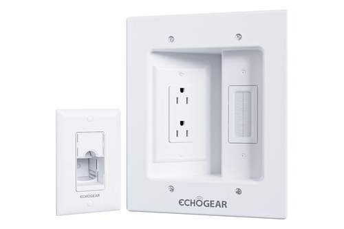 the ECHOGEAR dual-outlet in-wall kit
