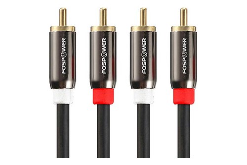 FosPower's 6-foot RCA stereo cable