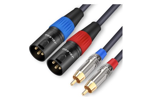 the Jolgoo RCA to XLR cable
