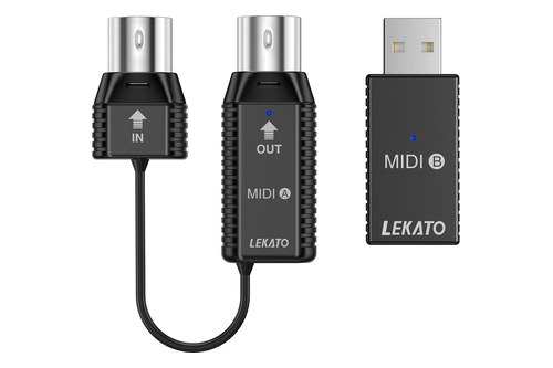 the LEKATO Wireless MIDI Adapter