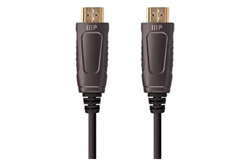 Monoprice’s 24-foot certified fiber HDMI cable