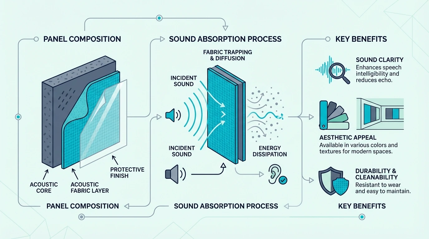 Acoustic Fabric for best acoustic panel material