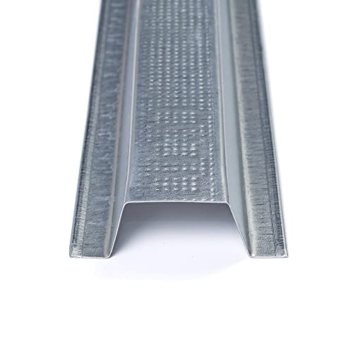Trademark Soundproofing Resilient Metal Hat Channel (20 Pack, 8.6 ft)