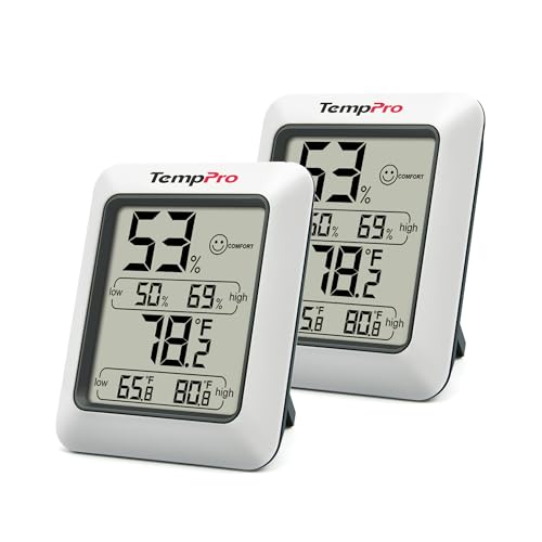 TempPro TP50 Digital Hygrometer (2-pack)