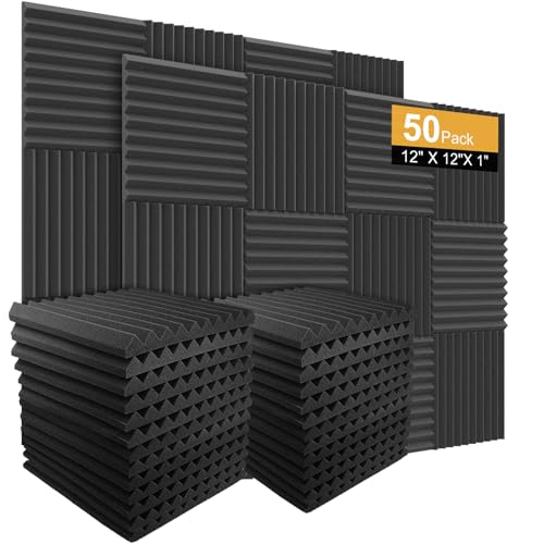 Foamily 12-Pack Acoustic Wedge Panels