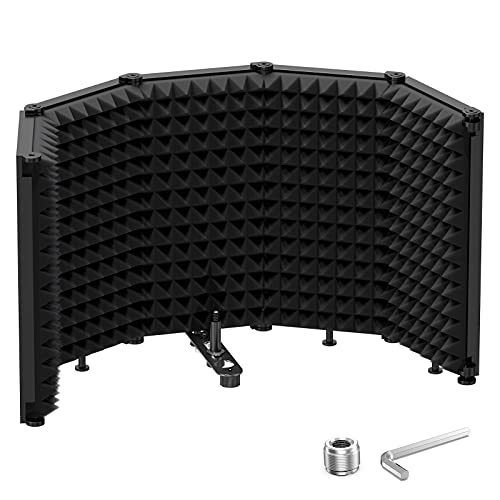 Moukey Microphone Isolation Shield (5-sided)