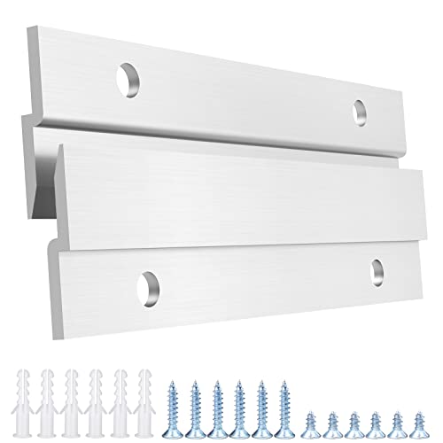 Aluminum Z-hanger wall-mount brackets