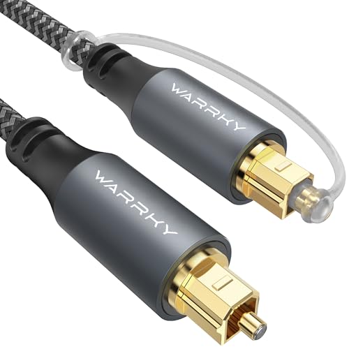 Warrky’s 6 ft braided optical audio cable