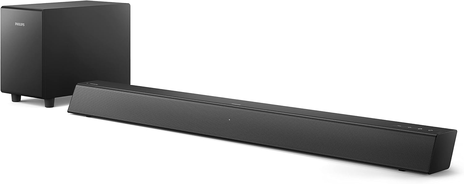 Philips B5306 2.1 Channel Soundbar with Wireless Subwoofer
