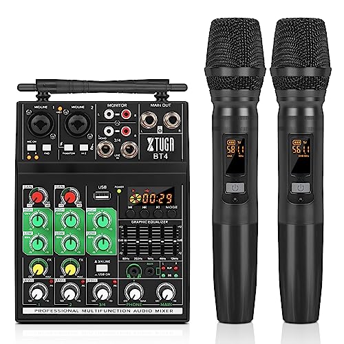XTUGA 4 Channel Audio Mixer