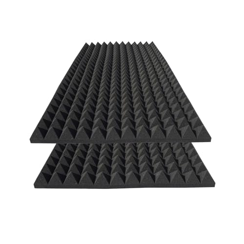 2 Pack Pyramid Sound Proof Foam
