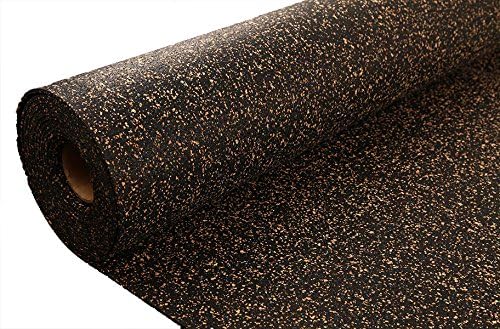 IncStores 10mm Thick AcoustiCORK RC1000 Rubber and Cork Flooring Underlayment