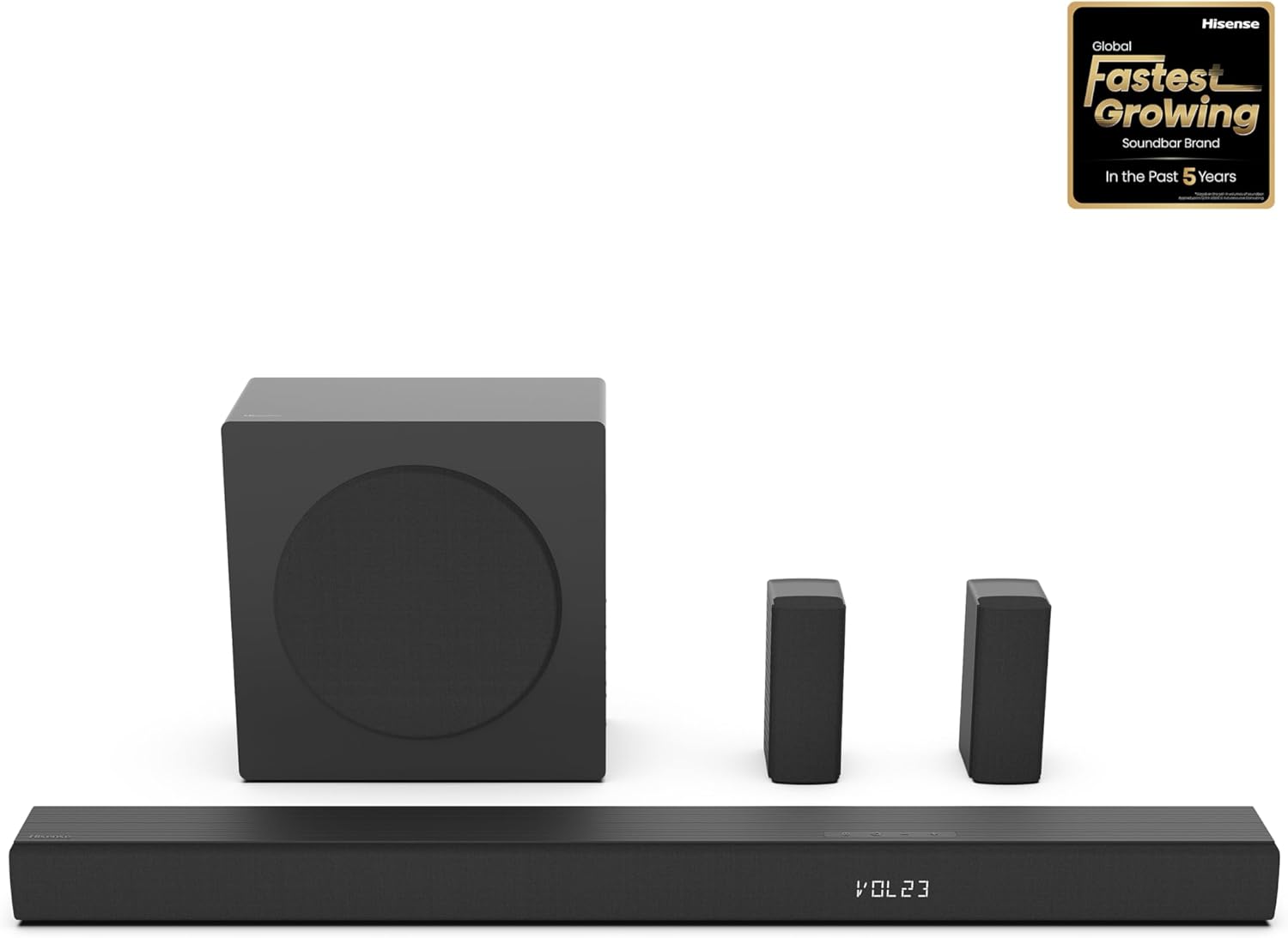 Hisense HS5100 5.1Ch Sound Bar with Wireless Subwoofer