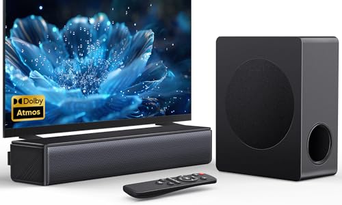GEOYEAO 2.1 Soundbar with Subwoofer