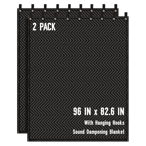 Large Sound Dampening Blanket 2-Pack